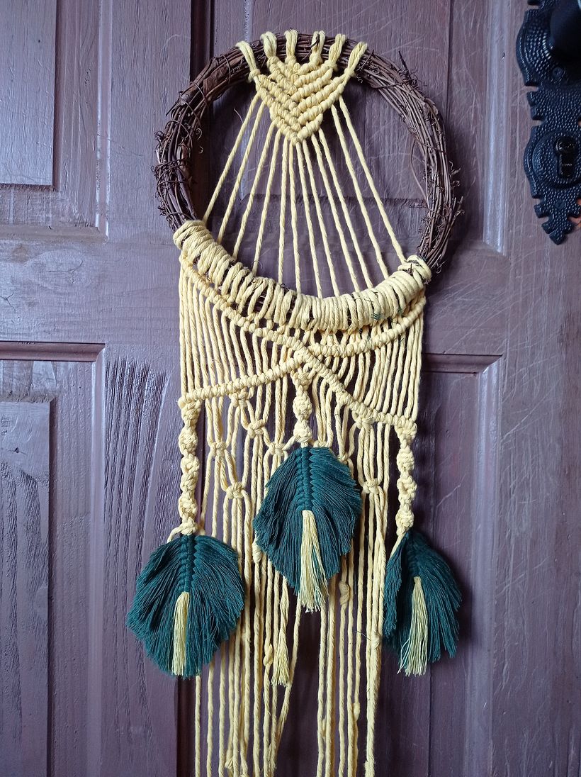 Mi Proyecto del curso: Macramé: nudos básicos y complejos 5