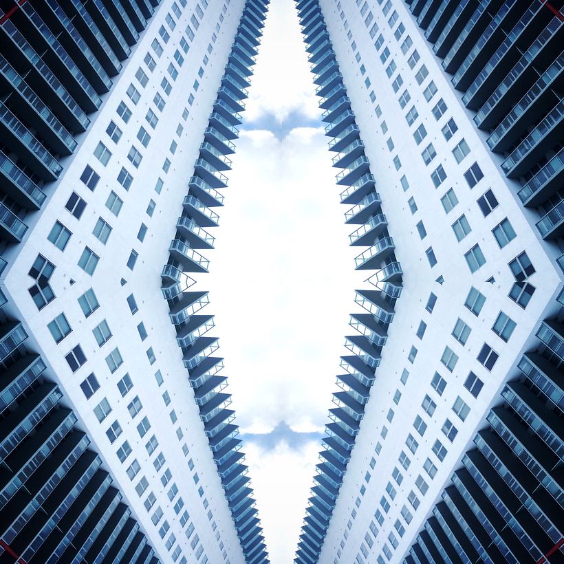Fotografia di architettura astratta per Instagram 2