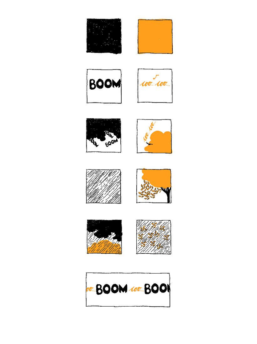A cloud and a tree: An orchestra - A short comic 4