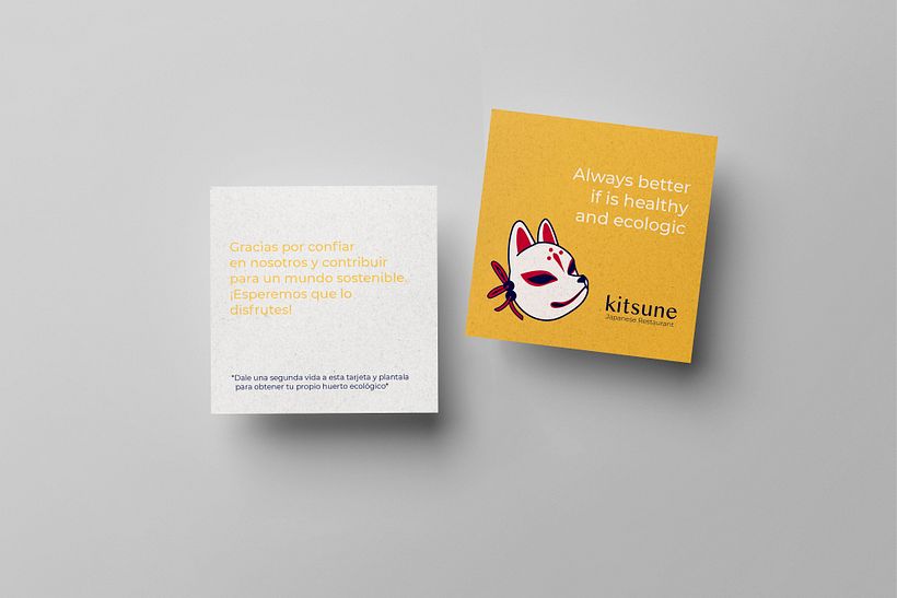 Tarjeta de semillas plantable