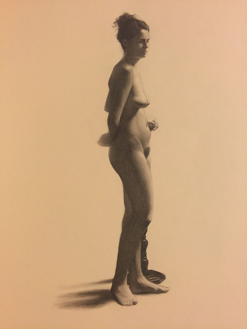 Figure Drawing- Long Pose. Angel Academy of Art.