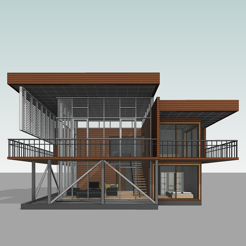 Mi Proyecto del curso: Diseño y modelado arquitectónico 3D con Revit 5