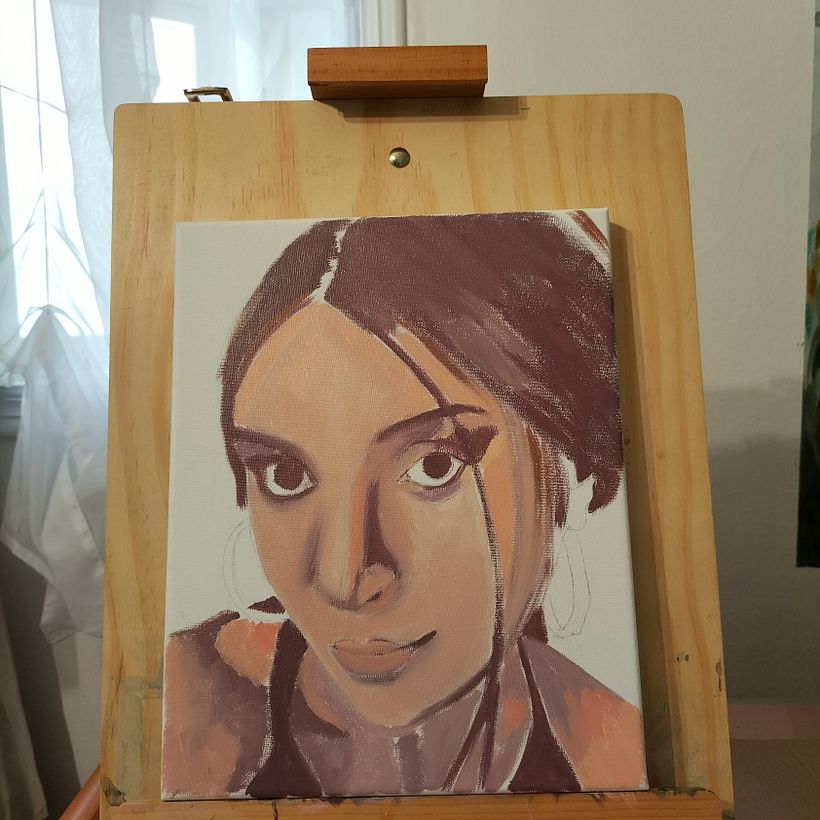 Mi Proyecto del curso: Retrato expresivo al óleo: explora la técnica alla prima 5