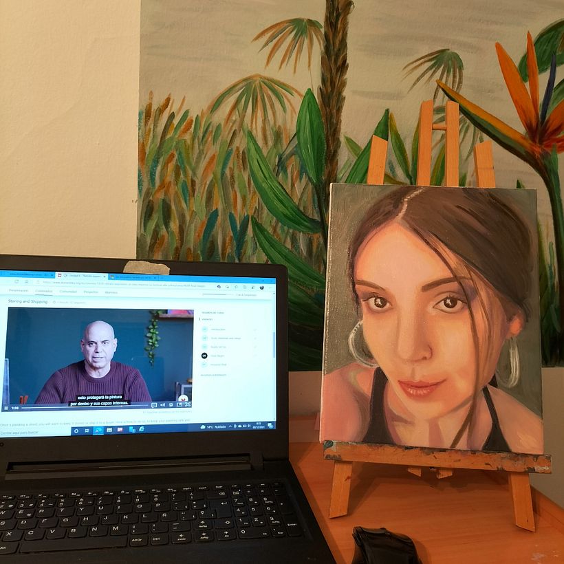 Mi Proyecto del curso: Retrato expresivo al óleo: explora la técnica alla prima 10