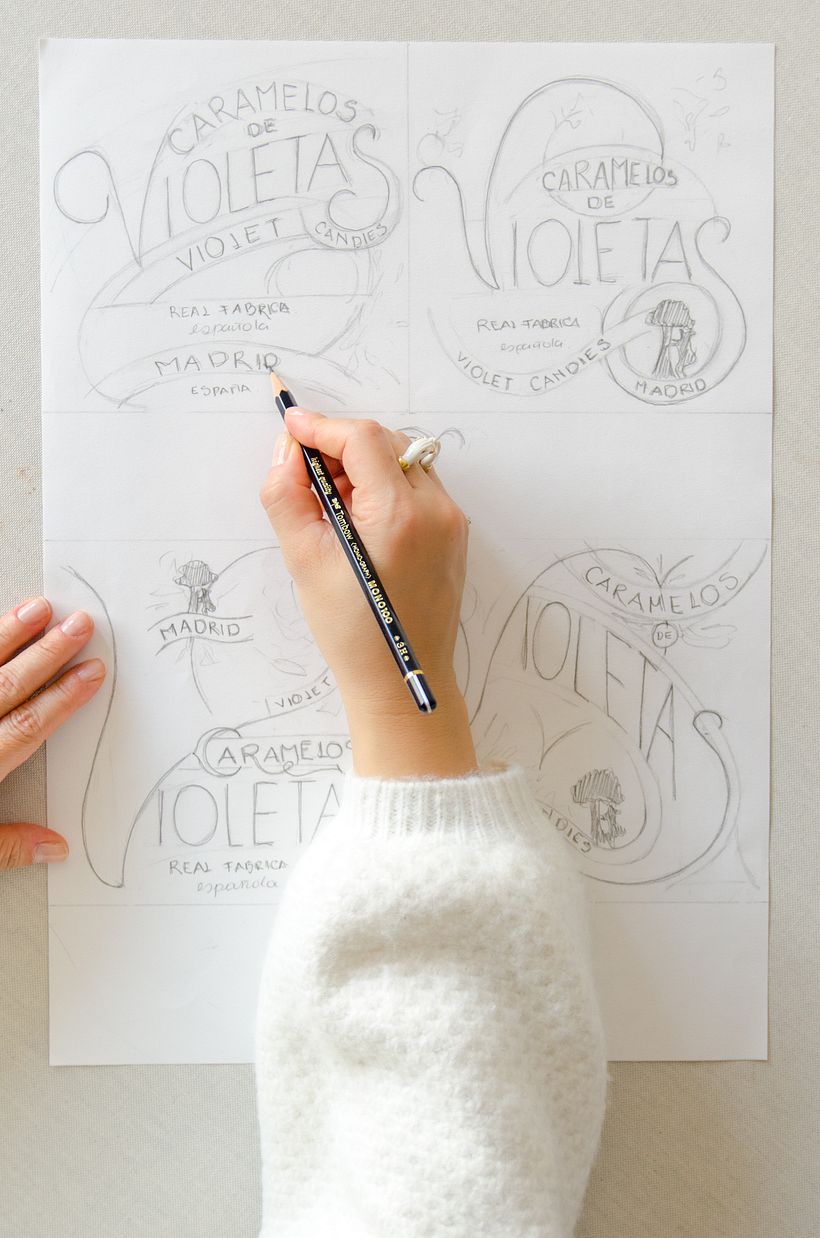 03 Identidad de producto y sistema gráfico caramelos de Violetas 15
