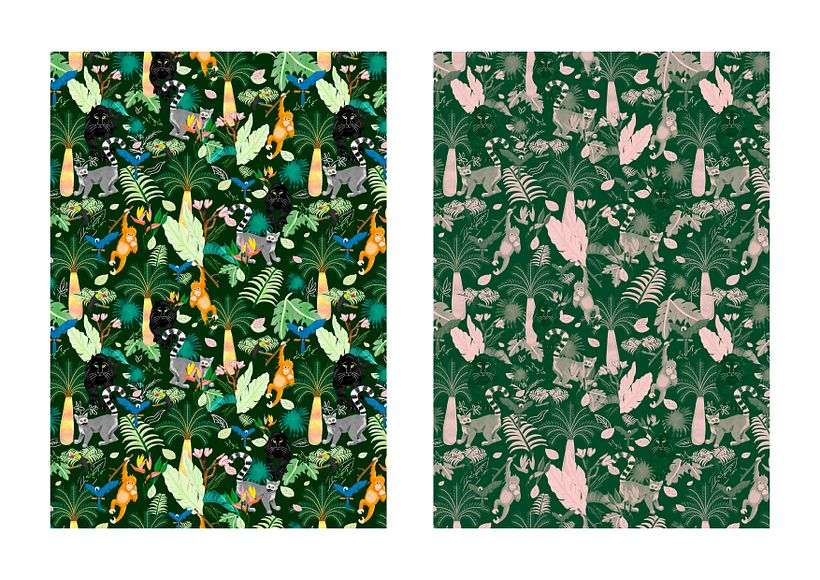 Creation du motif et déclinaison couleurs