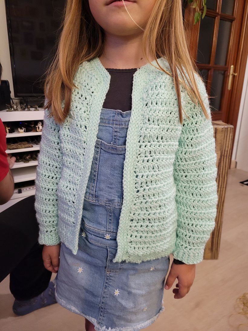 Mi Proyecto del curso:  Top-down: prendas a crochet de una sola pieza 1