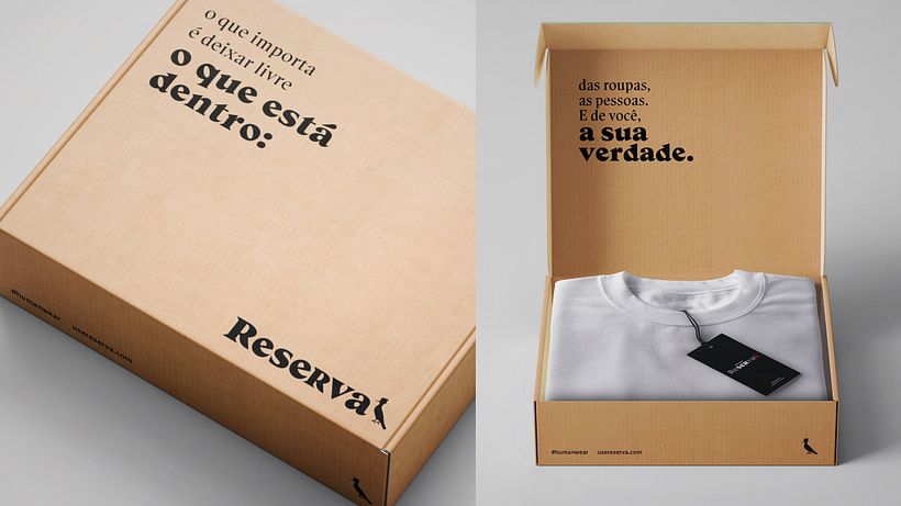 E-commerce packaging mockup | Embalagem