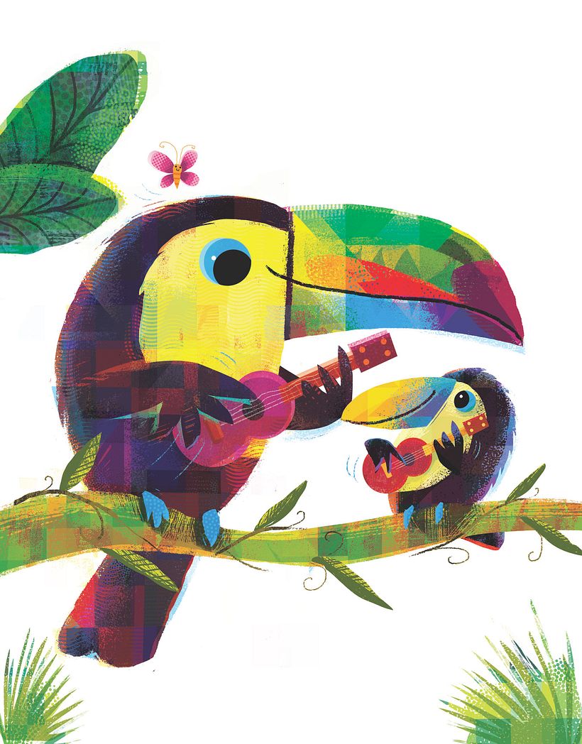 High Five Magazine Cover illustration for Highlights  1