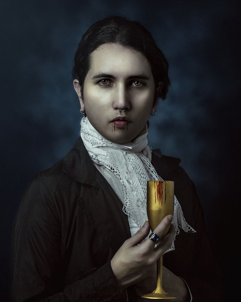 Meu projeto do curso: Retrato fotográfico pictórico - The Vampire 3