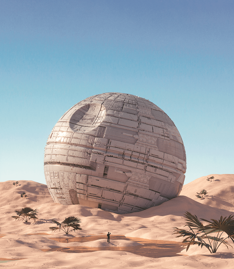 The Death Star has landed 2