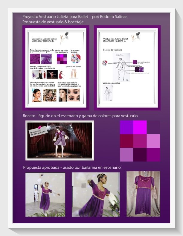 Proyecto final - Julieta vestuario para Ballet Clásico