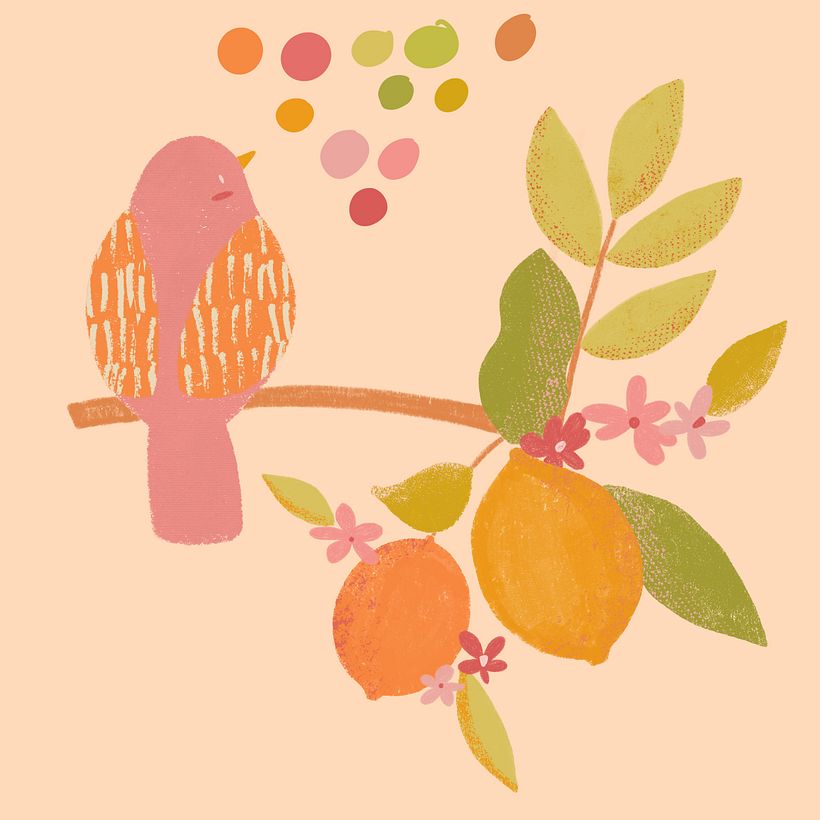 Color palette and painting