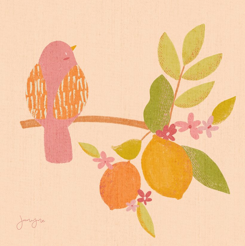 Bird and sicilian lemon