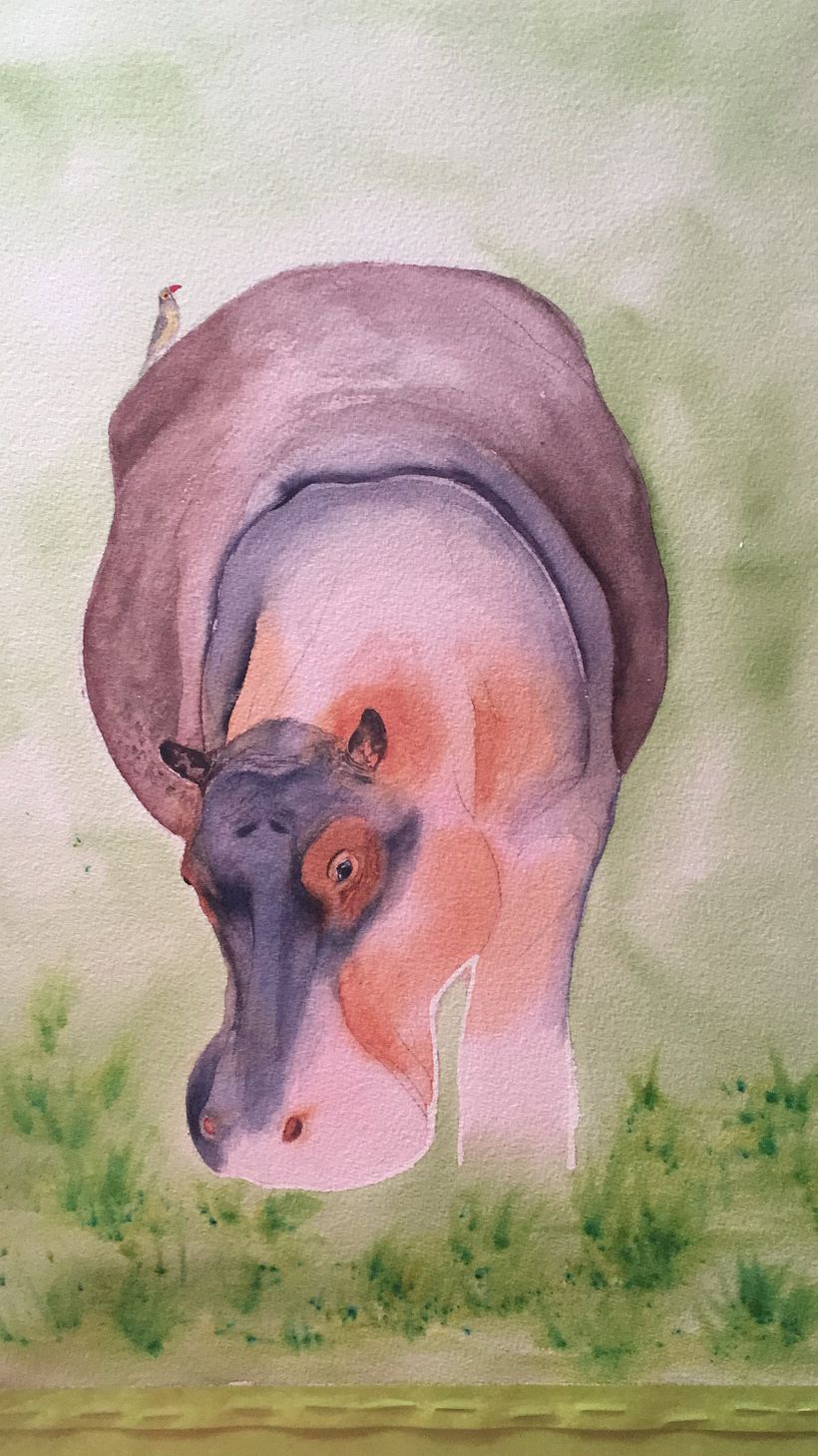 My project in Expressive Animal Portraits in Watercolor course 1