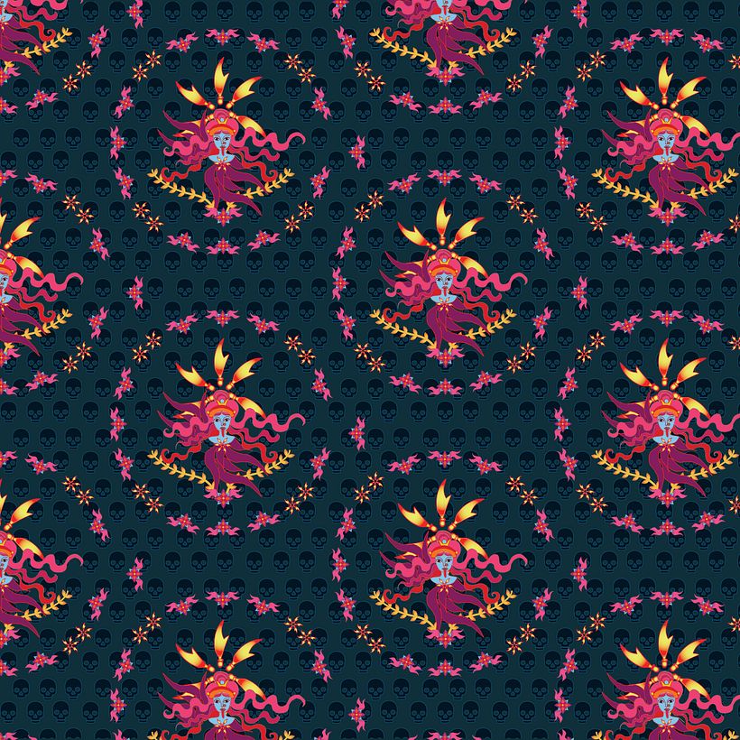 Kali fundo escuro
