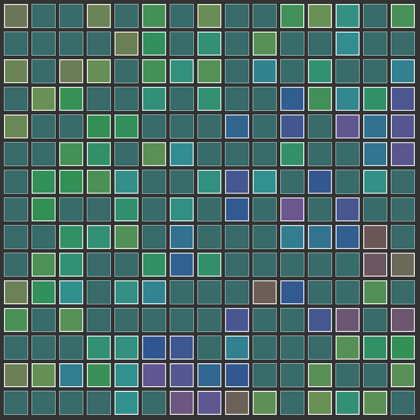 My project in Creative Coding: Making Visuals with JavaScript course 2