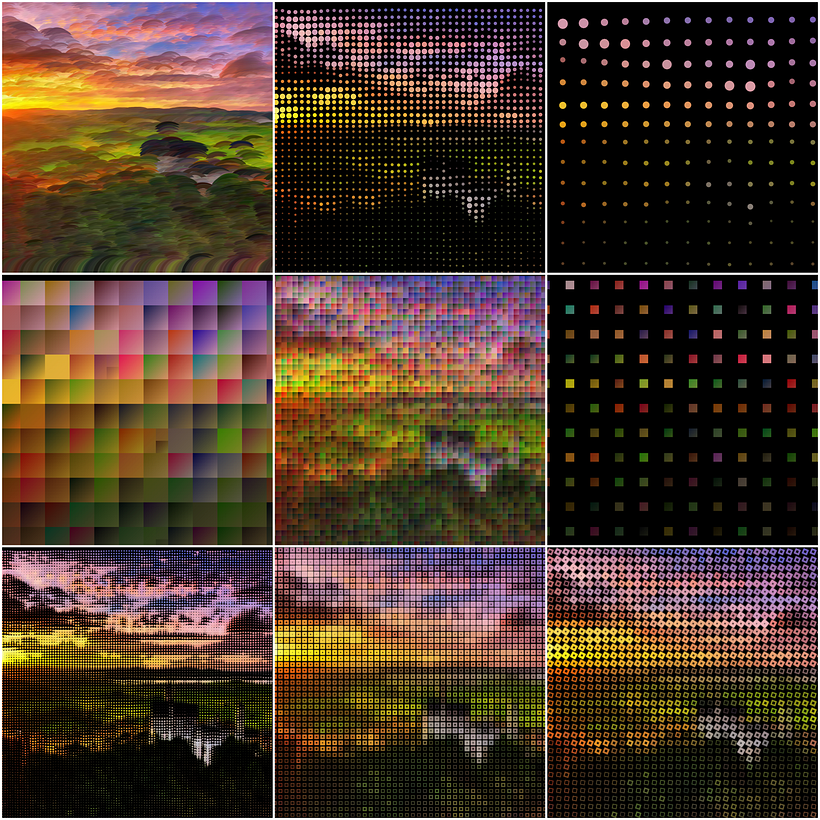 My project in Creative Coding: Making Visuals with JavaScript course 18