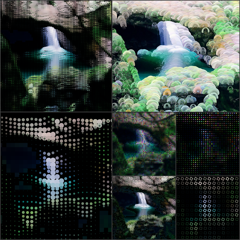 My project in Creative Coding: Making Visuals with JavaScript course 19