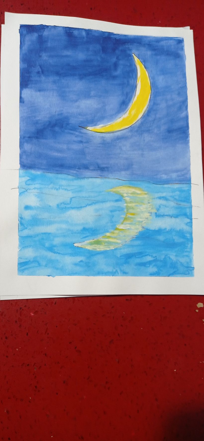 Uma experimentacao com aquarela!