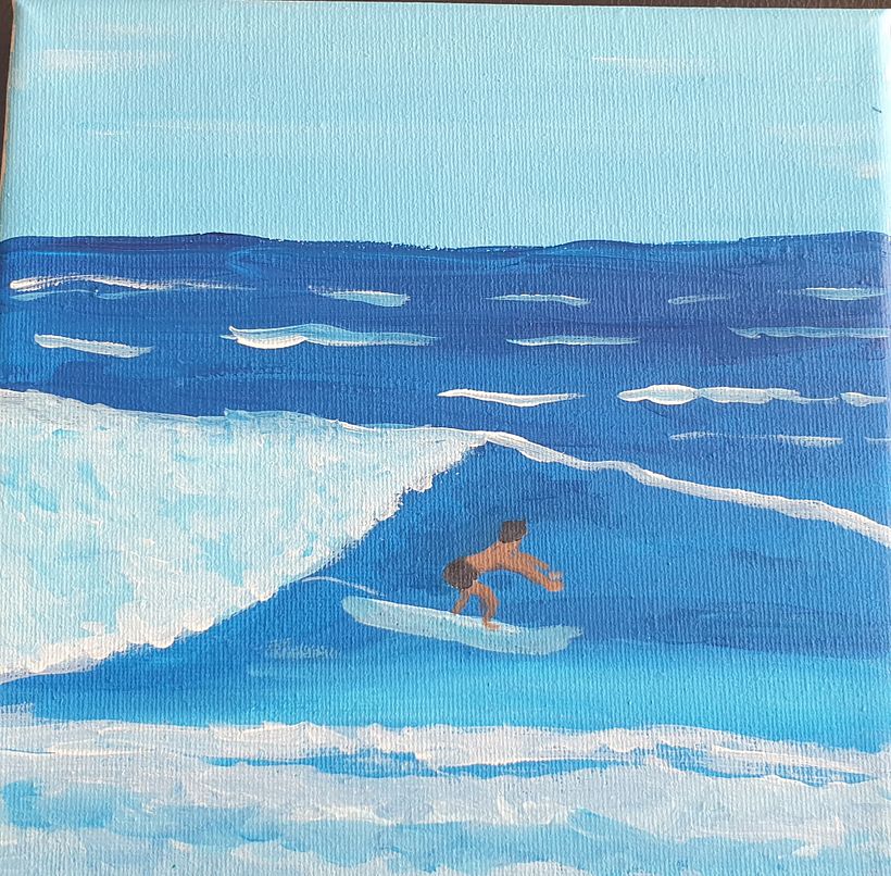 Mi Proyecto del curso: Naturaleza con pintura acrílica: del cuaderno al lienzo  2
