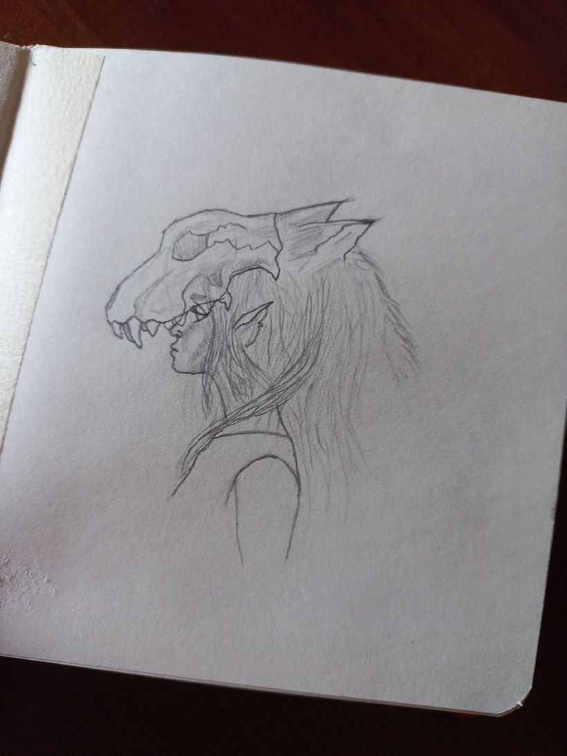Wolfsceleton girl 1