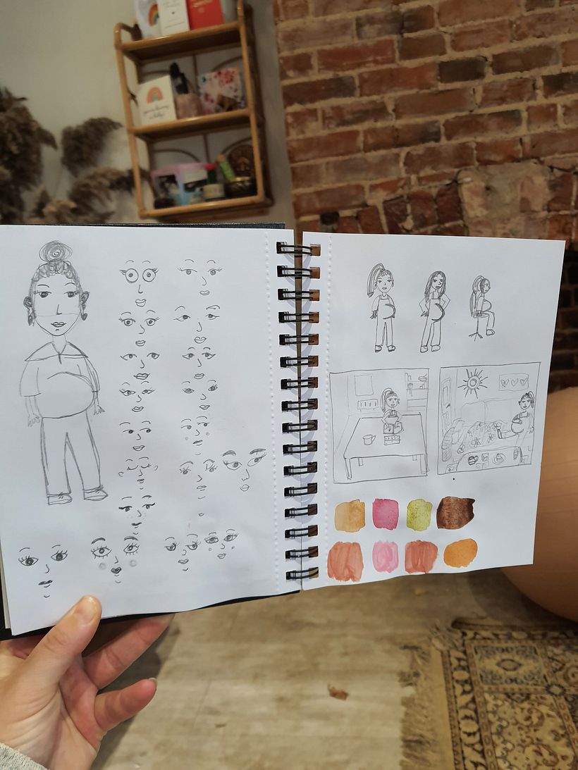 My project in Exploratory Sketchbook: Find Your Drawing Style course 3