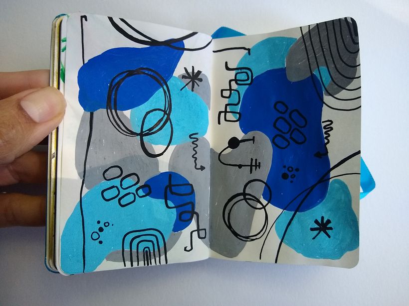 Mi Proyecto del curso: Patrones botánicos en sketchbook: conquista la página en blanco 4