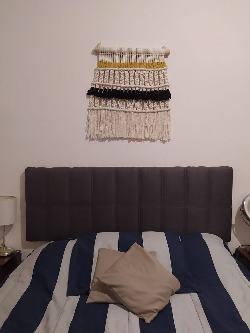 Mi Proyecto del curso: Introducción al macramé: creación de un tapiz decorativo 5