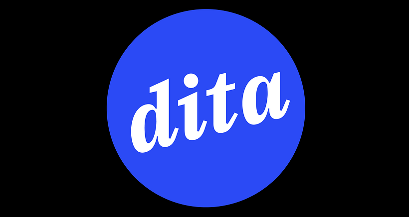 Name and brand identity for Dita Livros 1