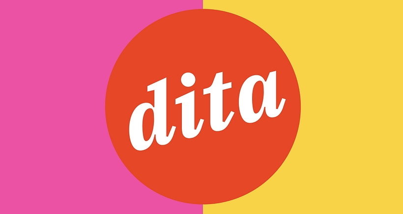 Name and brand identity for Dita Livros 2