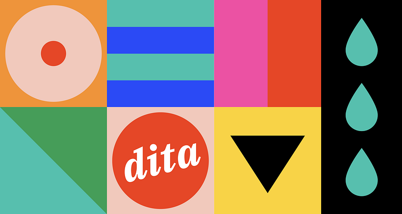 Name and brand identity for Dita Livros 3