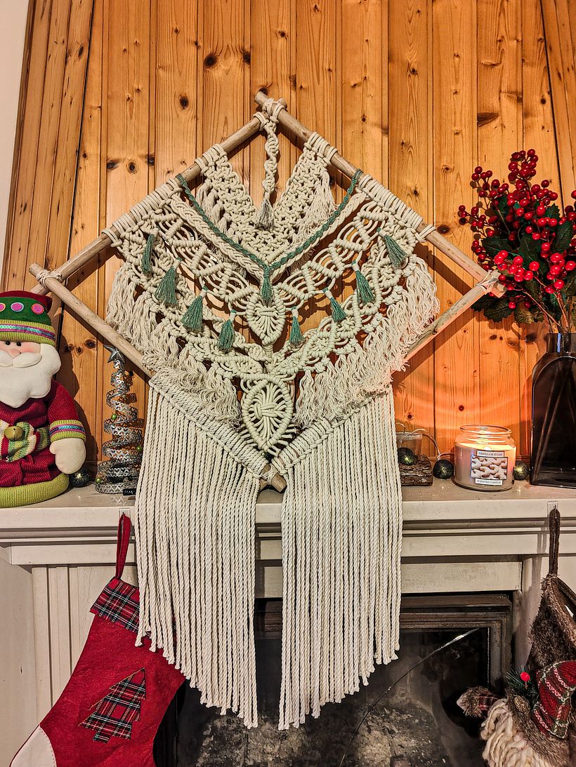 Meu projeto do curso: Introdução à tapeçaria em macramê 2