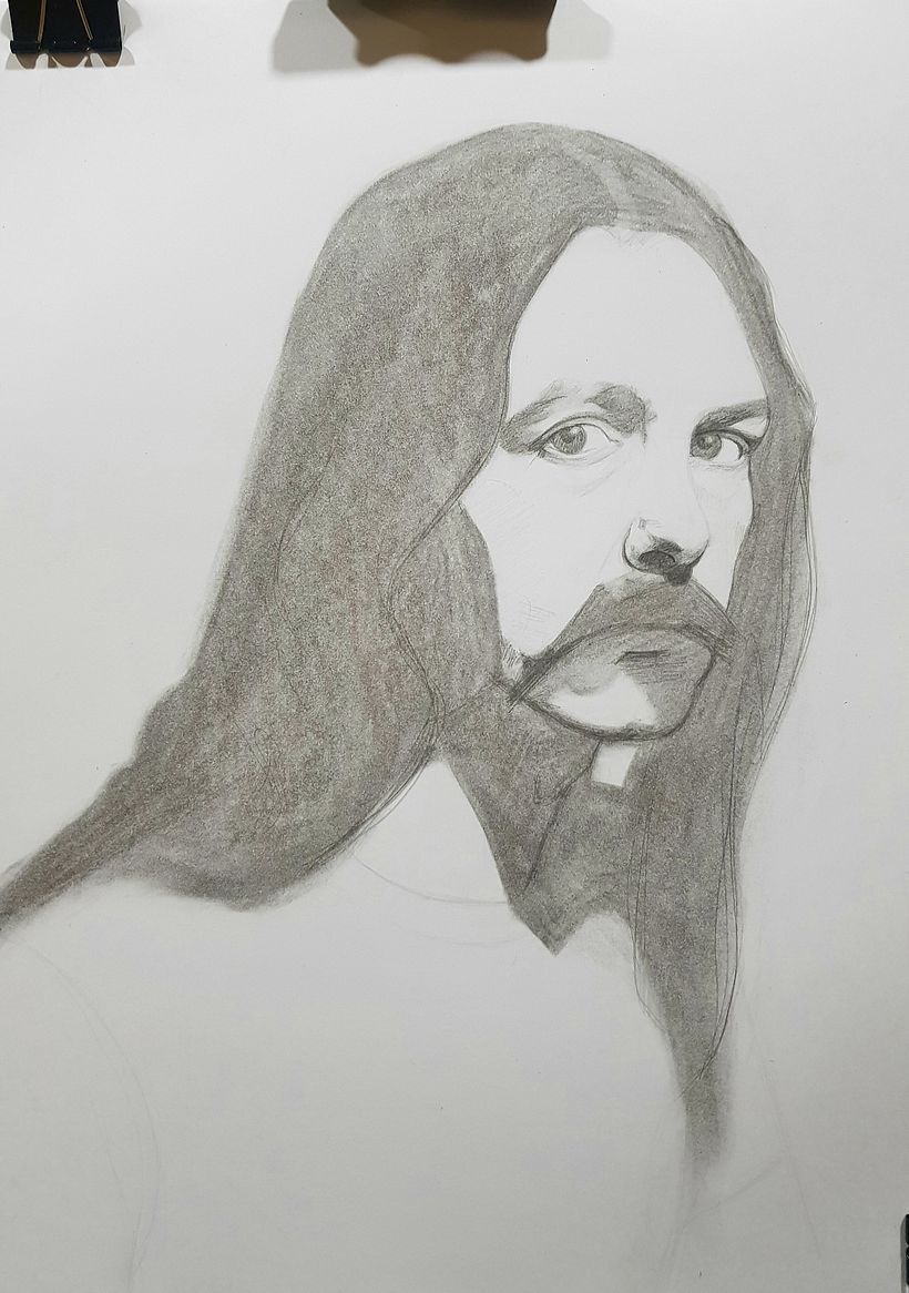 My project in Realistic Portrait with Graphite Pencil course 3
