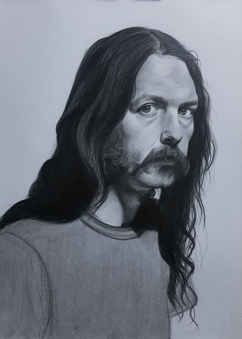 My project in Realistic Portrait with Graphite Pencil course 5