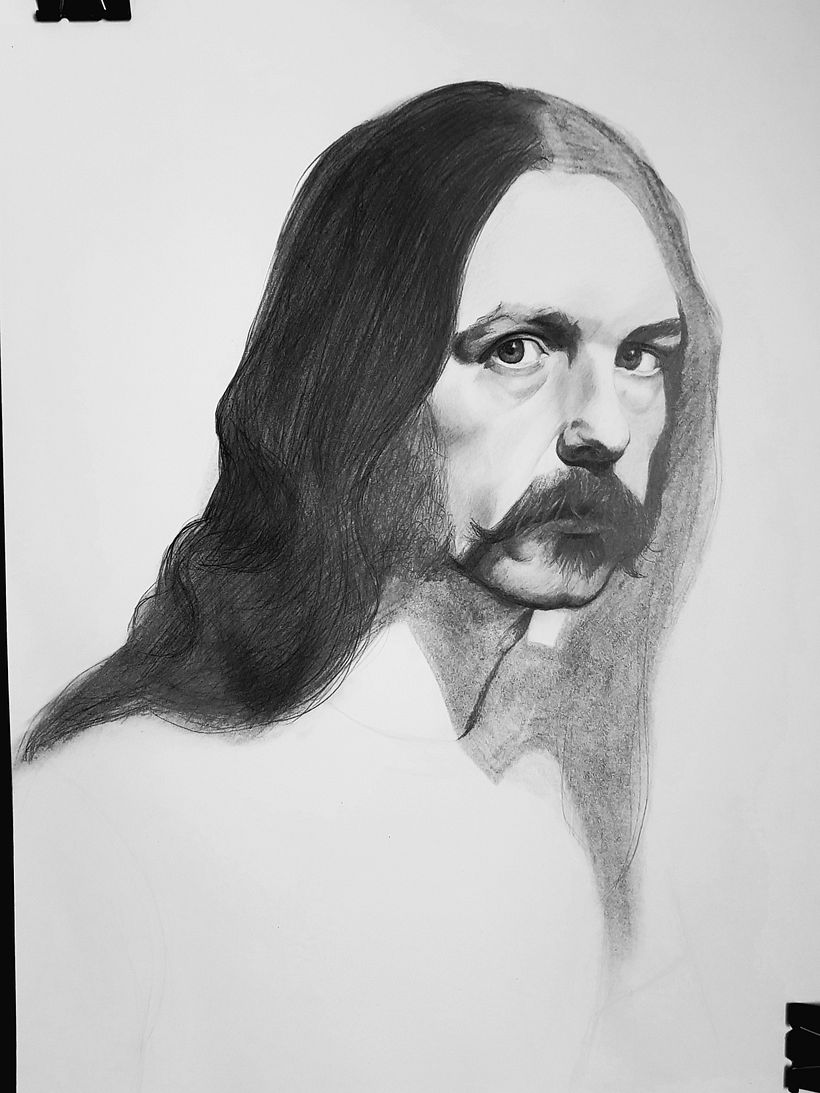 My project in Realistic Portrait with Graphite Pencil course 4