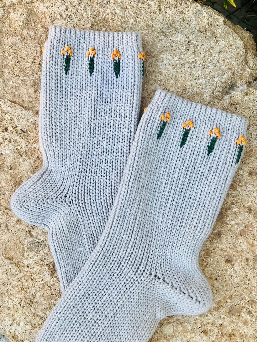 Mi Proyecto del curso: Diseño y tejido de calcetines en crochet - Diseño de moda