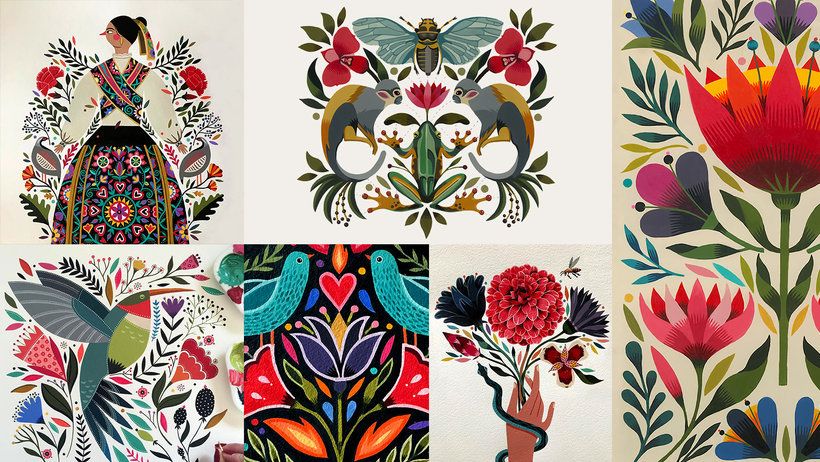 Illustrazioni di Maya Hanisch