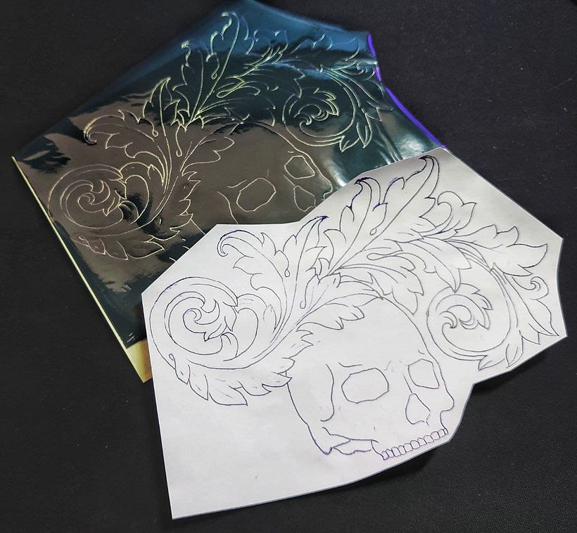 preparazione stencil