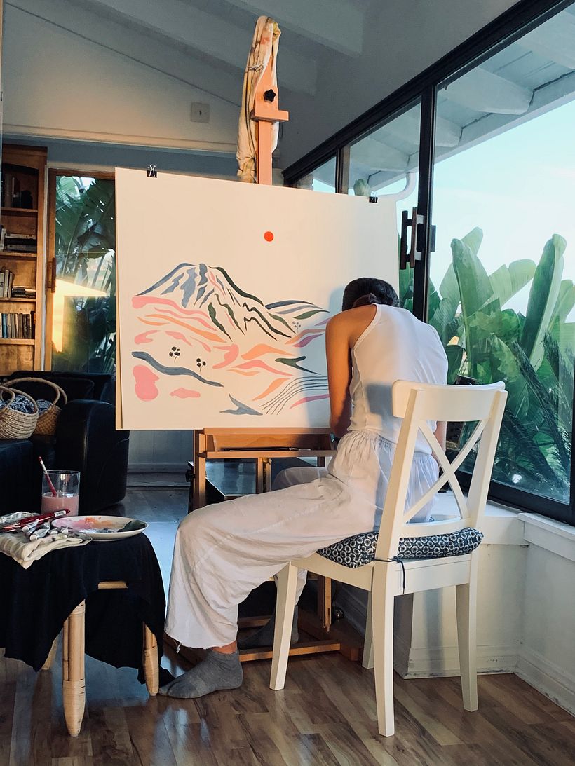 Paysages à la gouache 4