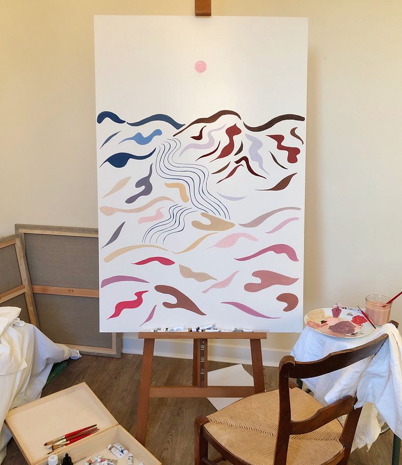 Paysages à la gouache 5