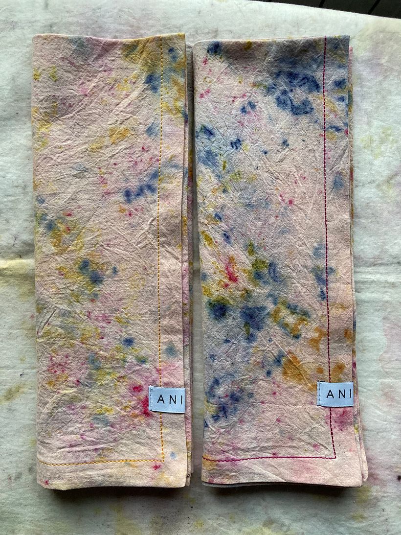 My project in Textile Dyeing with Natural Pigments course 1