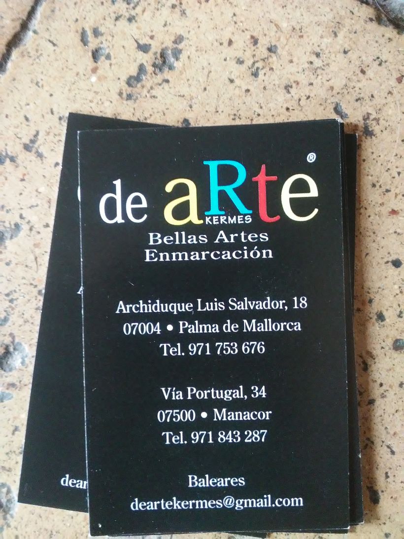En esta tienda especializada he comprado los materiales.