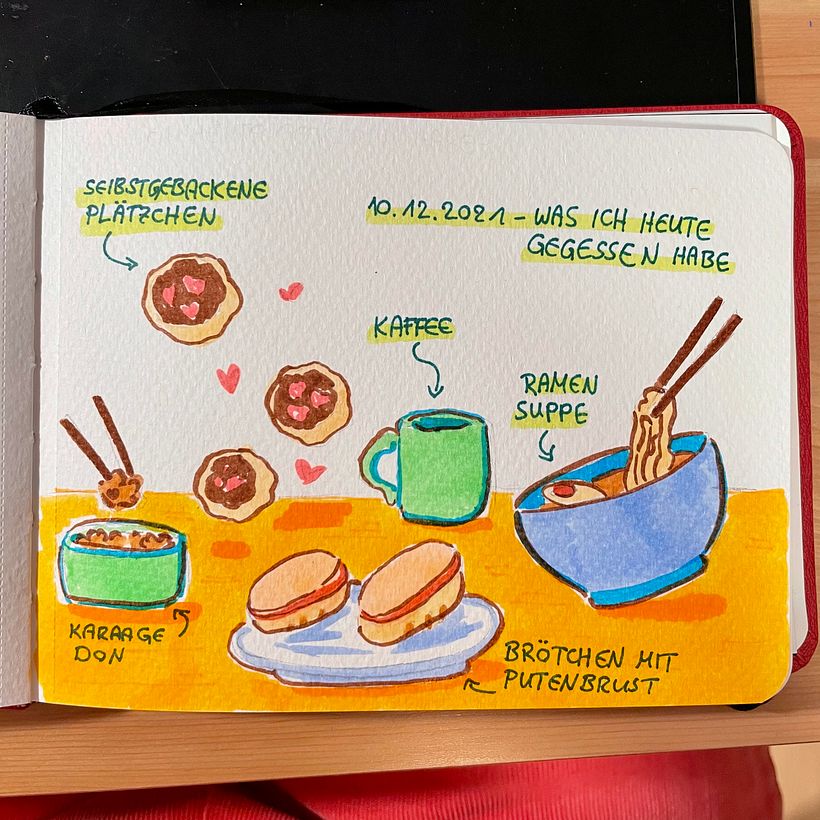 This was one of the food pages.
