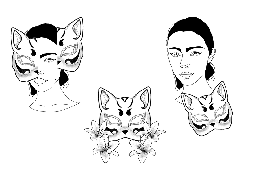 Meu projeto do curso: Desenho de tatuagem autoral com Procreate 1