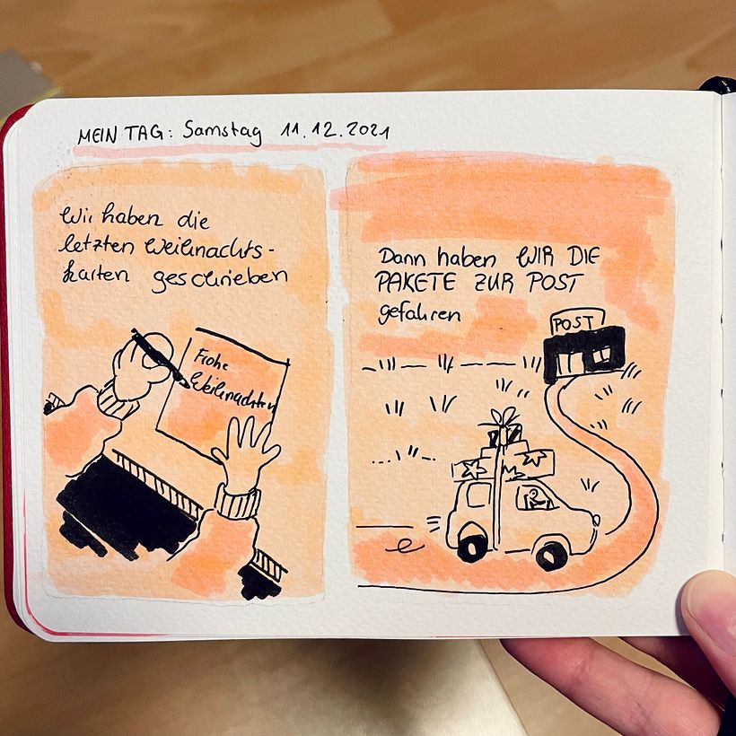 This was the first „my day“ comic I made.