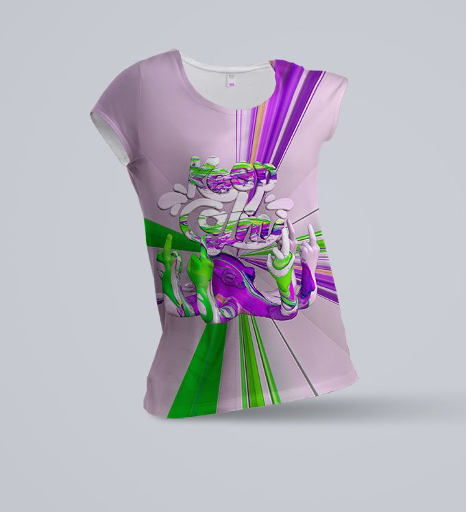 My project in Digital 3D Lettering with Mixed Media course 3