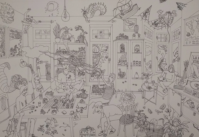 My project in Creative Sketching: Fill Your Illustrations with Life and Detail course 1