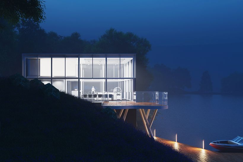 Mi Proyecto del curso: Representación de espacios arquitectónicos con 3D Studio Max 3