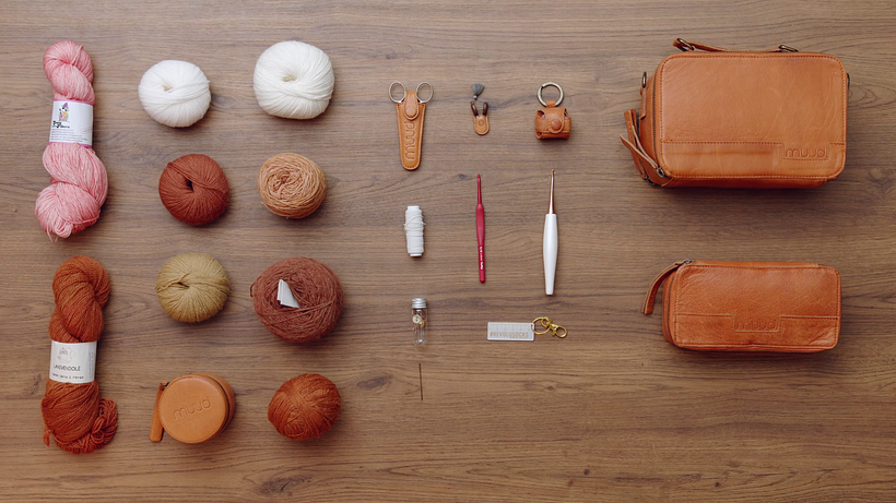 Materials used by Alicia Recio.
